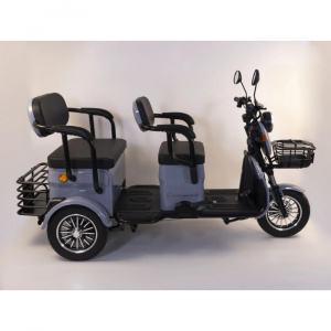 Triciclu electric Kamarad, 1400W, baterie 60V20Ah, autonomie 50-70KM, 25 Km/h, Fara permis