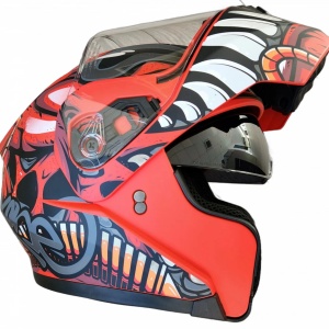 Casca moto modulabila X-One "Alien" L - Img 3