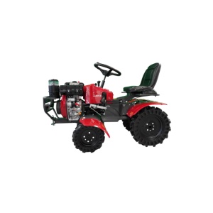 Mini tractor Weima WMZ01B 4x4 12CP Diesel 456cc pornire electrica 3+1 viteze latime lucru 105 cm freze roti metalice - Img 3