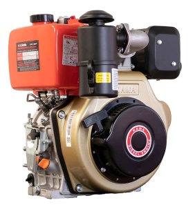Motor Diesel Kama 15 Cp pornire la cheie ax pana 25,5 mm - Img 2