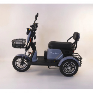 Triciclu electric Senior, 1000W, baterie 60V20Ah, autonomie 50-70KM, 25 Km/h, Fara permis