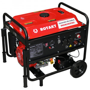 Generator De Curent Cu Sudură 190 A, Rotakt ROGS190, 3.9 KW, Consum 3,12 l/h, Autonomie 8 ore - Img 1