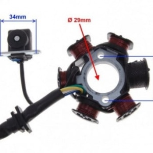 Magnetou scuter 50-150cc (6 bobine) /Atv 6 bobine - Img 2