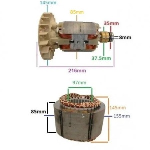 Rotor generator 2 - 5 kw (Gx 160, 168F etc) Cupru - Img 2