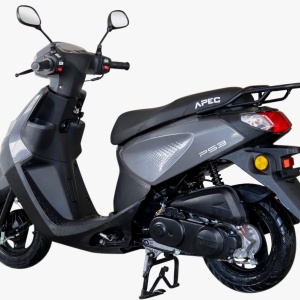Scuter pe benzina, PS3, viteza maxima 45 km pe ora, 49 cc, Gri, Permis A1 sau B - Img 3