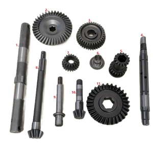 Set pinioane transmisie motocultor 7cp - 8,5cp