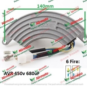 AVR Generator 5Kw - 7Kw (450V 680uF) 6 Fire (aluminiu)