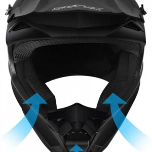 Casca ATV / Enduro Negru mat (M) - Img 4