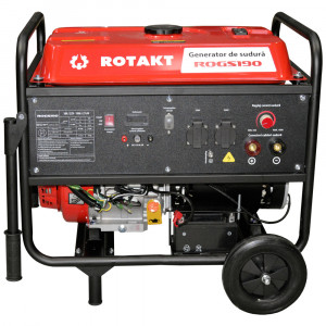 Generator De Curent Cu Sudură 190 A, Rotakt ROGS190, 3.9 KW, Consum 3,12 l/h, Autonomie 8 ore - Img 2