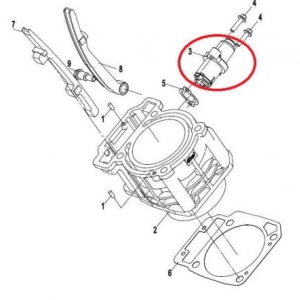 Intinzator lant Atv CF Moto CF500 - Img 2
