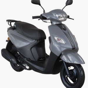 Scuter pe benzina, PS3, viteza maxima 45 km pe ora, 49 cc, Gri, Permis A1 sau B - Img 1