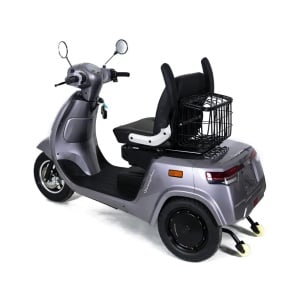 Triciclu Electric Rotakt Navigator 2 Motoare De 400W Viteză 25 km/h Autonomie 80 km Baterie plumb-acid 60V 20Ah Greutate maximă 300kg, Fără permis