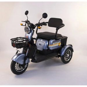 Triciclu Electric Rotakt Safari Motor 1000W 25 km/h Autonomie 62 km Baterie plumb-acid 60V 20Ah Greutate maximă 187 kg, Fără permis
