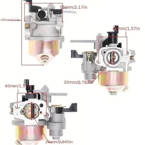 Carburator motocultor cu robinet de benzina 5,5 Cp-8Cp + Bujie Cadou - Img 5