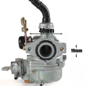 Carburator ATV 110cc PZ19 (cu robinet de benzina) - Img 3