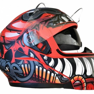 Casca moto modulabila X-One "Alien" L
