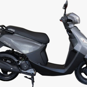 Scuter pe benzina, PS3, viteza maxima 45 km pe ora, 49 cc, Gri, Permis A1 sau B - Img 5