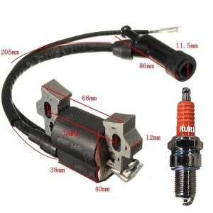 Aprindere, Bobina inductie motosapa compatibila 5,5cp - 8 Cp cu bujie cadou