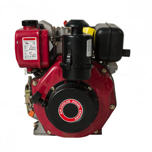 Motor motocultor 14 CP disel, 4 timpi, pornire electrica/ax cu caneluri