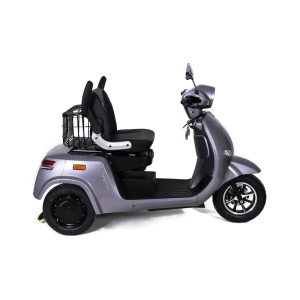 Triciclu Electric Rotakt Navigator 2 Motoare De 400W Viteză 25 km/h Autonomie 80 km Baterie plumb-acid 60V 20Ah Greutate maximă 300kg, Fără permis