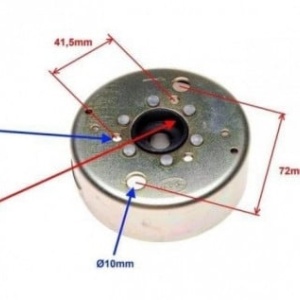 Volanta magnetou scuter Yamaha, Minarelli, Aprilia - Img 3