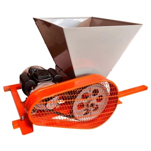 Zdrobitor electric de struguri 20L cuva inox, motor electric 750W - Img 2
