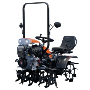 Minitractor Ride-On 4x4 R1200, Evotools PLUS, Motor Diesel KAMA, Pornire Electrica 12 CP, Freze si roti metalice incluse - Img 6