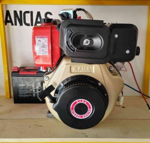 Motor Diesel Kama 15 Cp pornire la cheie ax pana 25,5 mm - Img 4