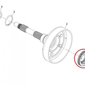 Rulment ambreiaj ATV CF Moto 500cc (0180-053200) - Img 2