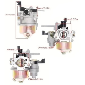 Carburator motocultor 7 Cp-8 Cp Complet + Bujie Cadou - Img 4