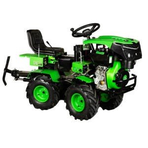 Mini tractor Diesel 17 CP, 530 cm³, 4x4, sistem hidraulic Micul Fermier MF-MT1010-G01, - Img 10