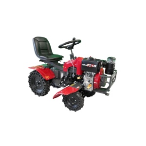Mini tractor Weima WMZ01B 4x4 12CP Diesel 456cc pornire electrica 3+1 viteze latime lucru 105 cm freze roti metalice - Img 2