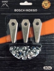 Set 30 buc cutite schimb robot de tuns gazon Bosch - Img 2