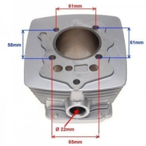 Set motor 4T 200cc ATV Loncin (racire aer) 63mm - Img 2