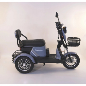 Triciclu electric Senior, 1000W, baterie 60V20Ah, autonomie 50-70KM, 25 Km/h, Fara permis