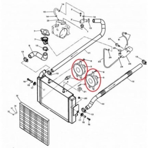 Ventilator racire radiator ATV Linhai 300cc - Img 3