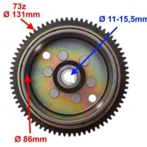 Volanta magnetou scuter Yamaha TZR 50 (F5WX 00 5YGZ) - Img 2