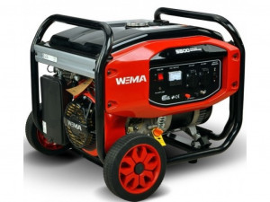 Generator de curent monofazat Weima WM 8500 E , putere max 8 kVA, pornire electrica , benzina, rezervor 30 L