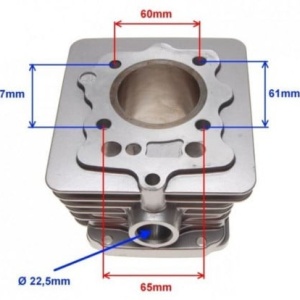Set motor 4T 125cc ATV Loncin (racire aer) 56.4mm - Img 3