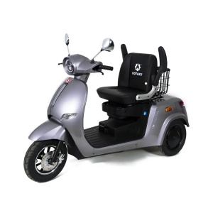 Triciclu Electric Rotakt Navigator 2 Motoare De 400W Viteză 25 km/h Autonomie 80 km Baterie plumb-acid 60V 20Ah Greutate maximă 300kg, Fără permis