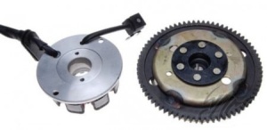 Volanta + Magnetou scuter Aprilia AM6 (8 bobine) - Img 4