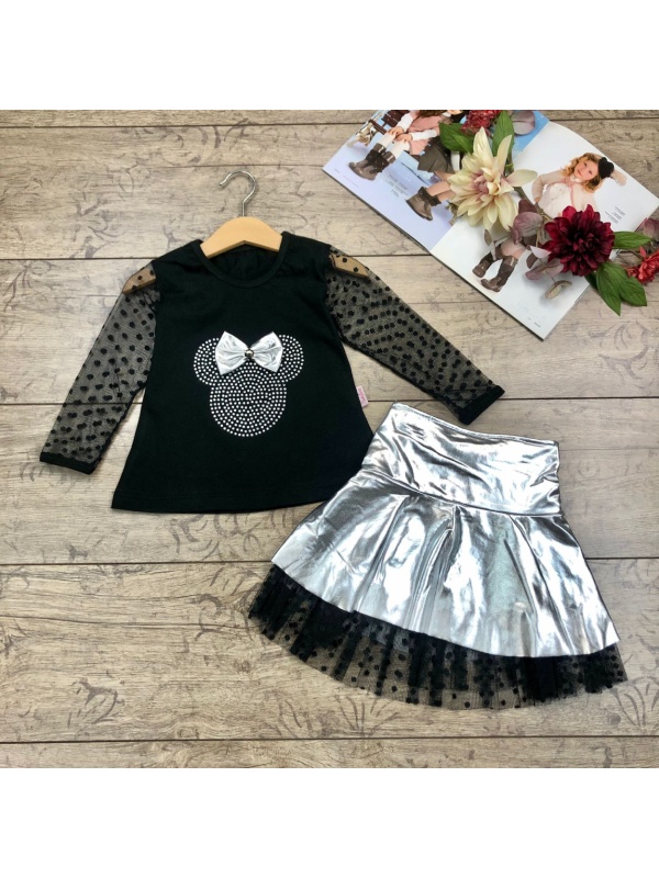 Compleu Fustita Minnie Mouse