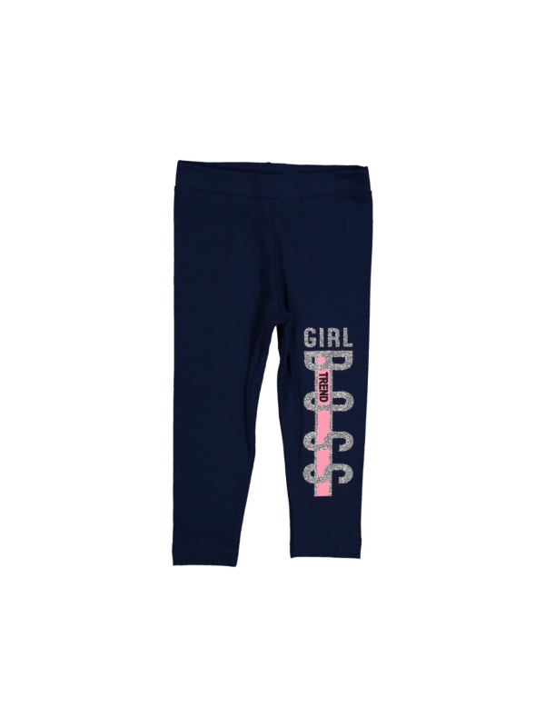 Colanti Bleumarin, Girl Boss, 100% Bumbac, Pentru Fete, 6-9 ani