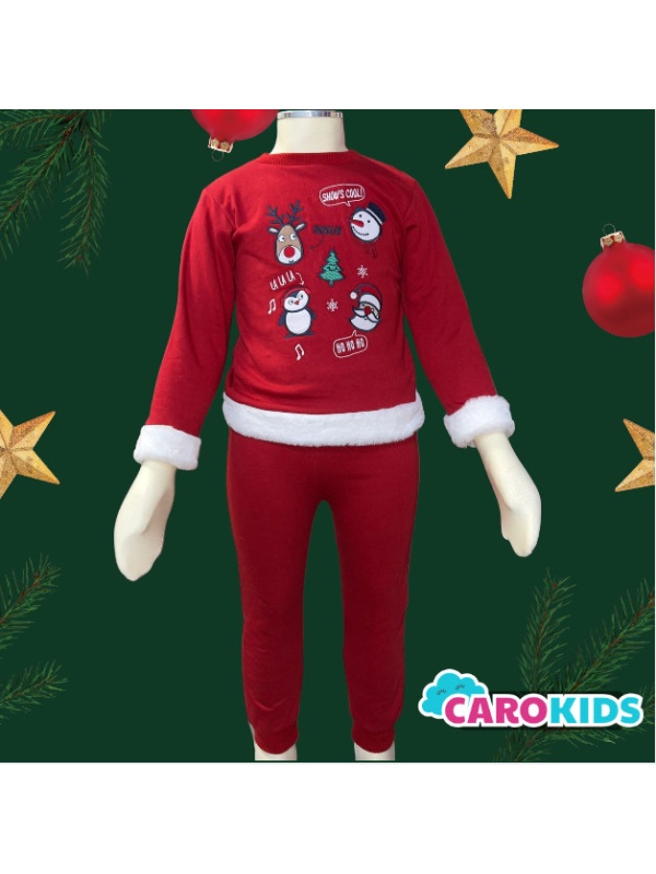Compleu Snow's Cool, Rosu, Pentru Copii, 2-5 Ani