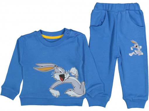 Trening Bugs Bunny, pentru copii, albastru,Bumbac 100%