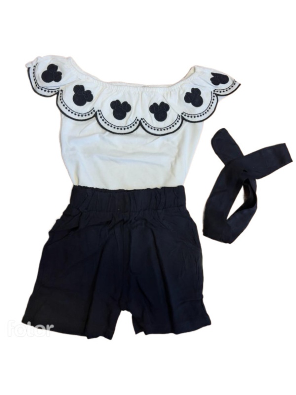 Compleu Logo Minnie, 3 Piese, Pentru Fetite, 4-10 ani
