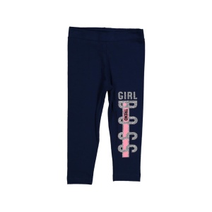 Colanti Bleumarin, Girl Boss, 100% Bumbac, Pentru Fetite, 2-5 ani
