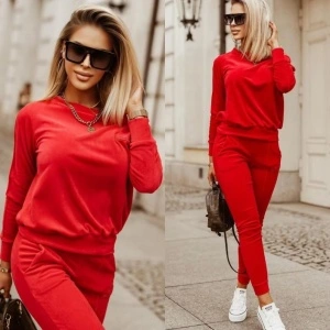 Compleu Mamici Din Catifea Super Soft, Rosu