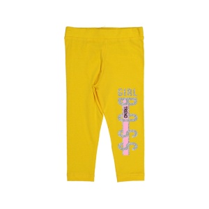 Colanti Galbeni, Girl Boss, 100% Bumbac, Pentru Fetite, 2-5 ani