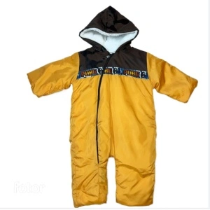 Combinezon Imblanit PUBG Camuflaj, Pentru Bebelusi, Galben, 9-24 luni